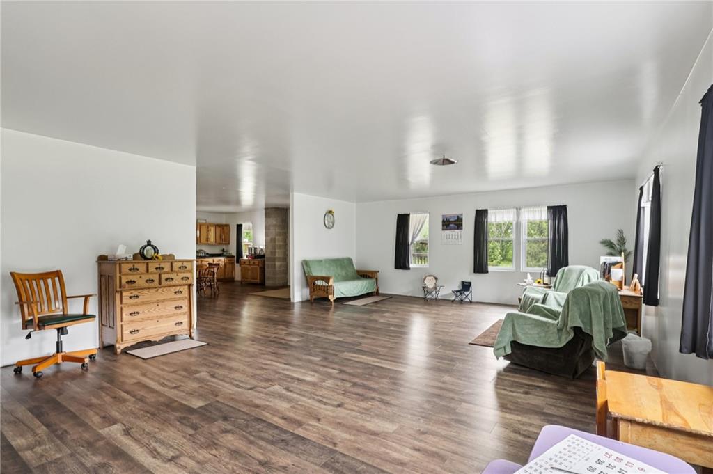 1056 Dora Road Punxsutawney, PA 15767 - Photo 21 of 50 a living room with furniture and a wooden floor
