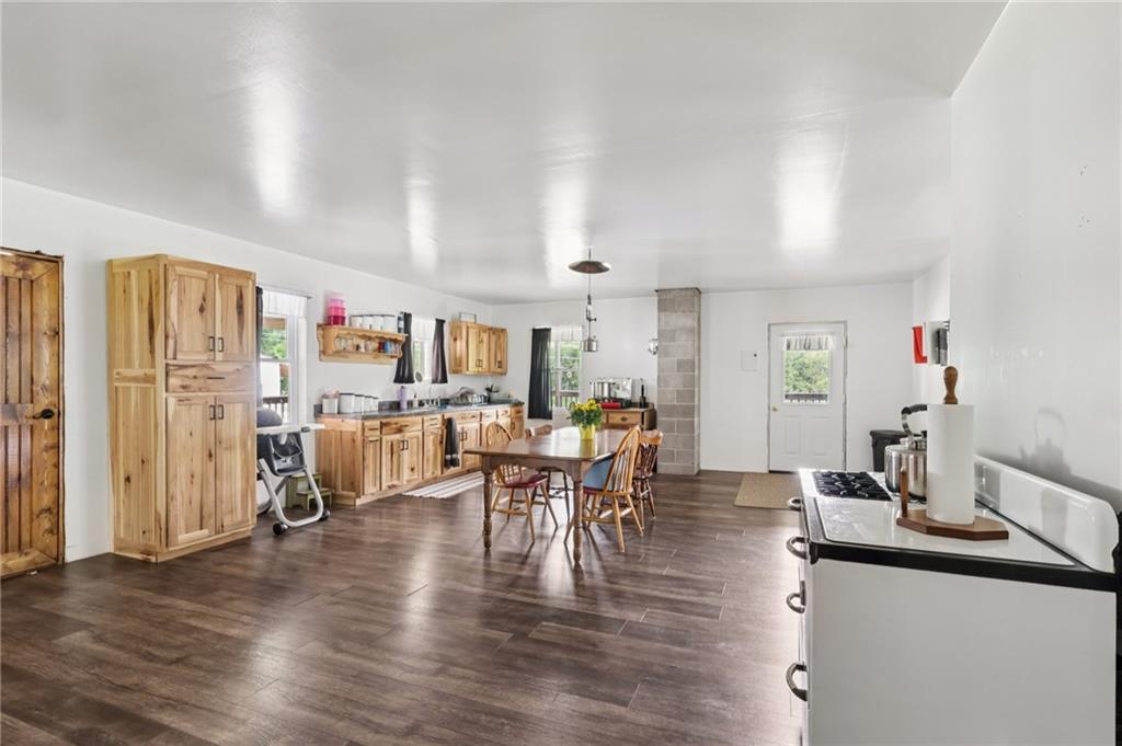 1056 Dora Road Punxsutawney, PA 15767 - Photo 25 of 50 a view of a dining room with furniture and wooden floor