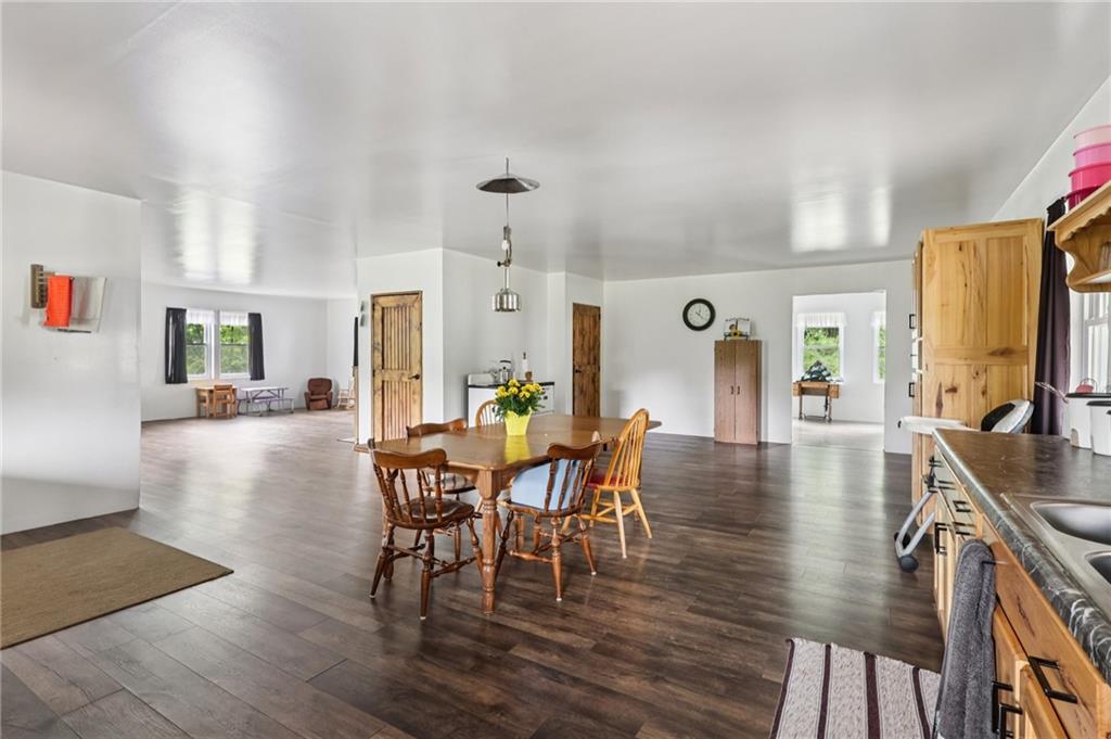 1056 Dora Road Punxsutawney, PA 15767 - Photo 29 of 50 a view of a dining room with furniture and wooden floor