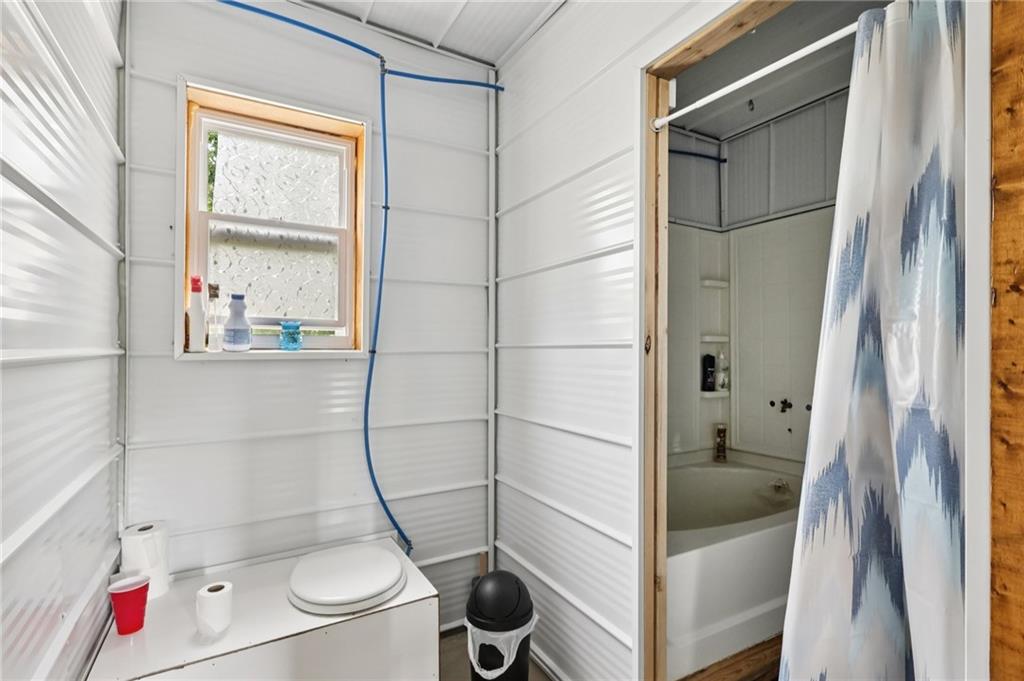 1056 Dora Road Punxsutawney, PA 15767 - Photo 39 of 50 a bathroom with a toilet and a shower