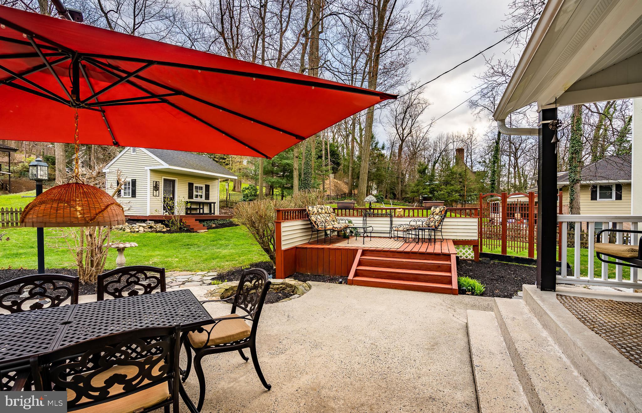 1517 Lorraine Road Reading, PA 19604 - Photo 38 of 52 Open Patio with Porch Entrance to Kitchen