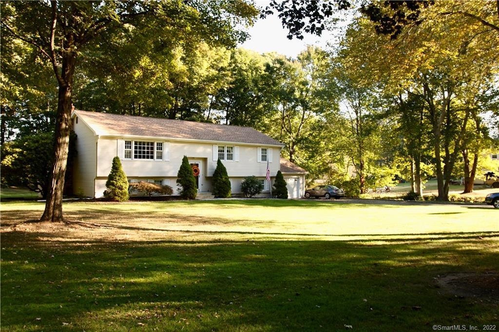 a house view with a outdoor space