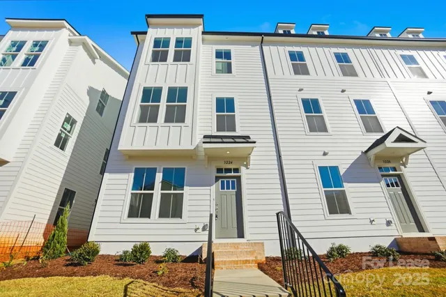 a front view of a building