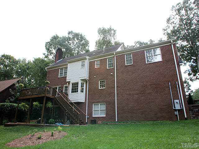 5024 Trail Ridge Drive Raleigh, NC 27613 - Photo 25 of 25 Huge beautiful all-brick! Terrific backyard with deck and patio. Yard/Garden