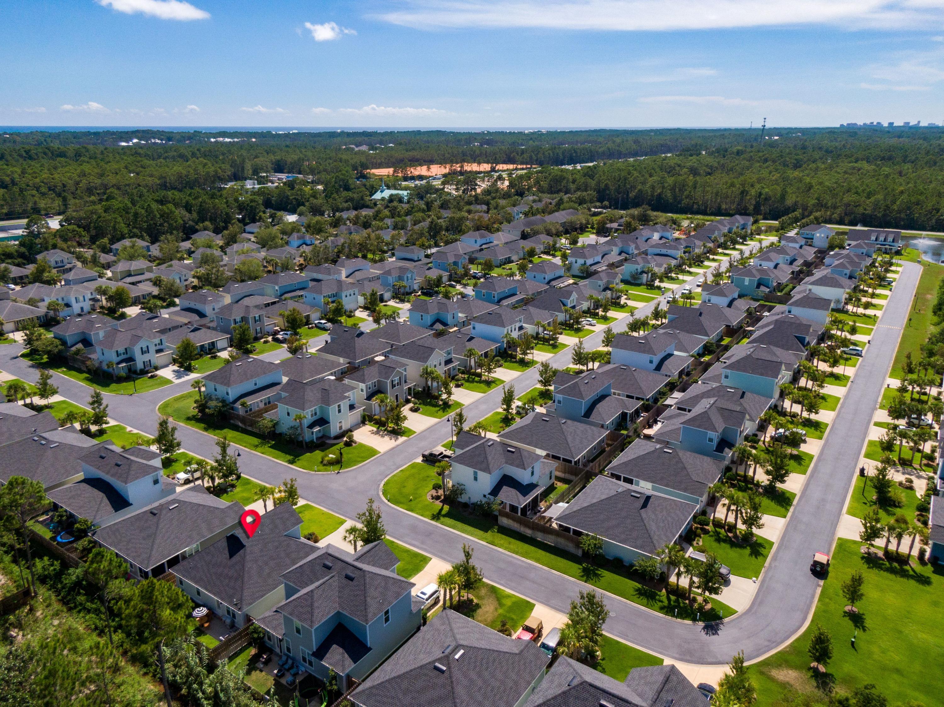80 North Zander Way Santa Rosa Beach, FL 32459 - Photo 48 of 49 an aerial view of a city