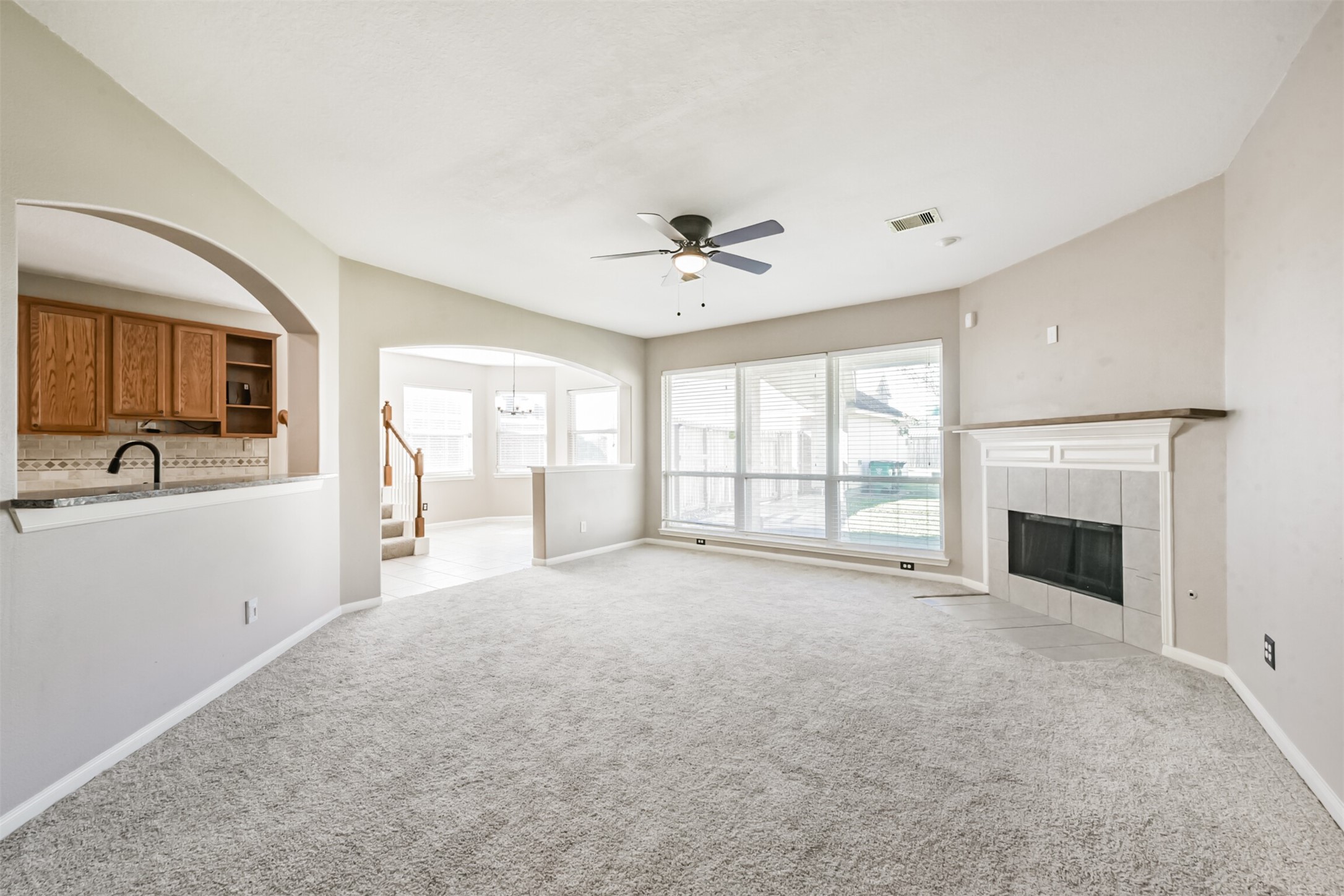 3919 Copper Creek Baytown, TX 77521 - Photo 19 of 50 a large white bed in a white room with closet