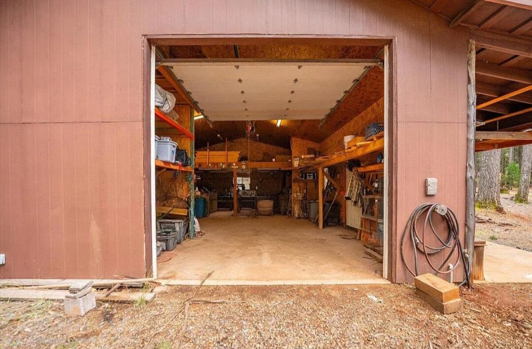 29104 Johnson Road Montgomery Creek, CA 96065 - Photo 105 of 137 40x40 shop open door M
