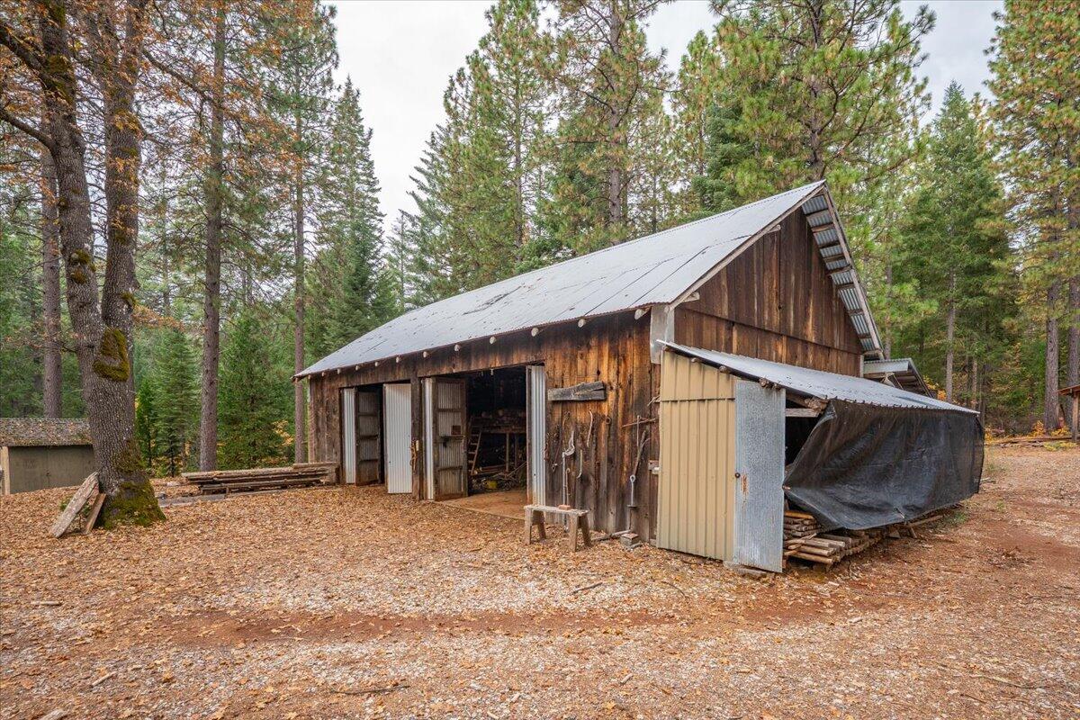29104 Johnson Road Montgomery Creek, CA 96065 - Photo 119 of 137 a view of a barn in the backyard