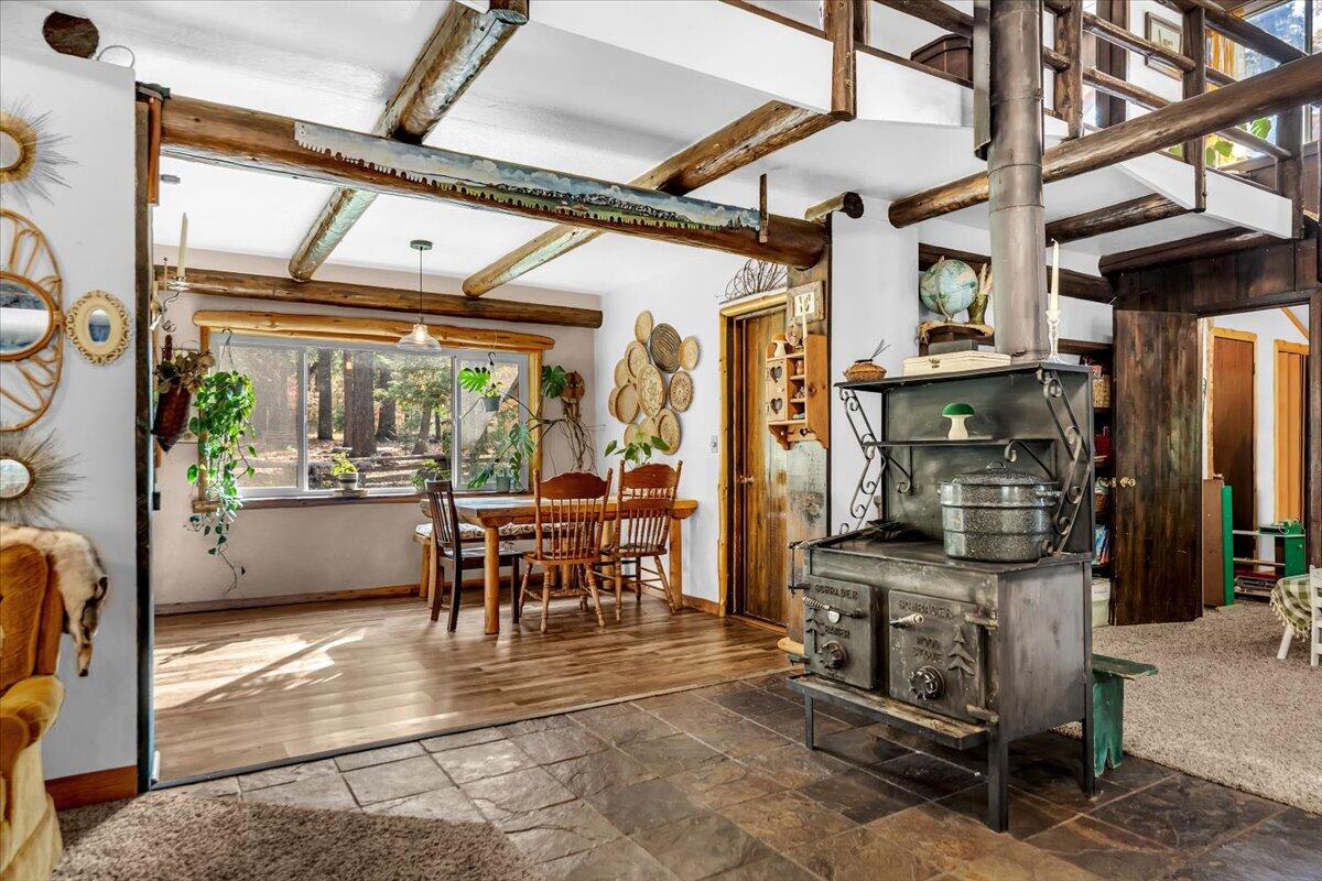 29104 Johnson Road Montgomery Creek, CA 96065 - Photo 29 of 137 a view of a porch with furniture