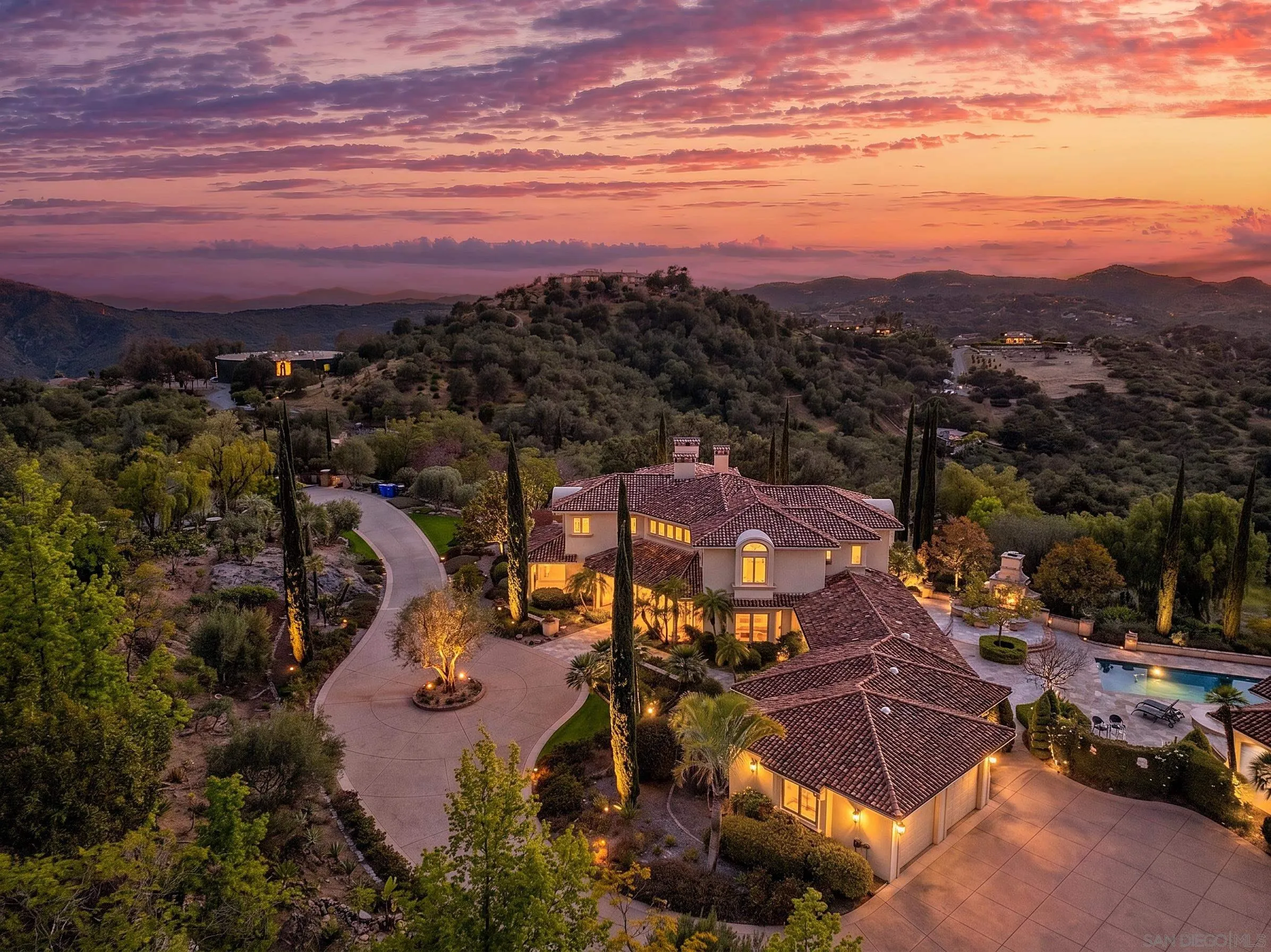 14440 Ridge Ranch Road Valley Center, CA 92082 - Photo 10 of 73 a view of a city with ocean