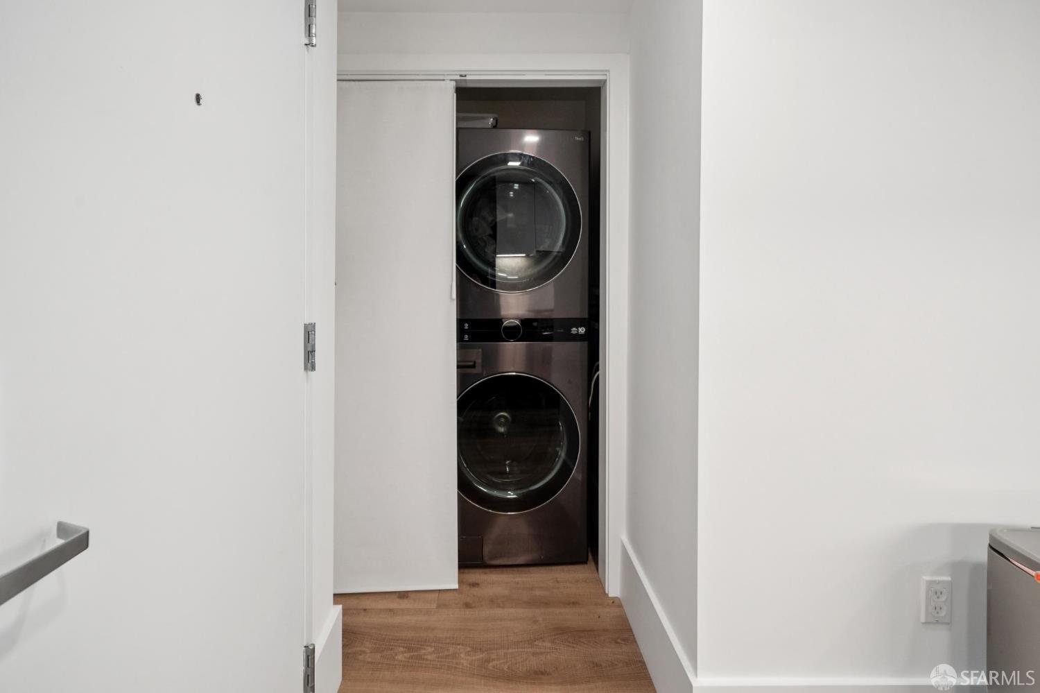 1288 Howard Street, Unit 317 San Francisco, CA 94103 - Photo 34 of 57 a close view of washer and dryer