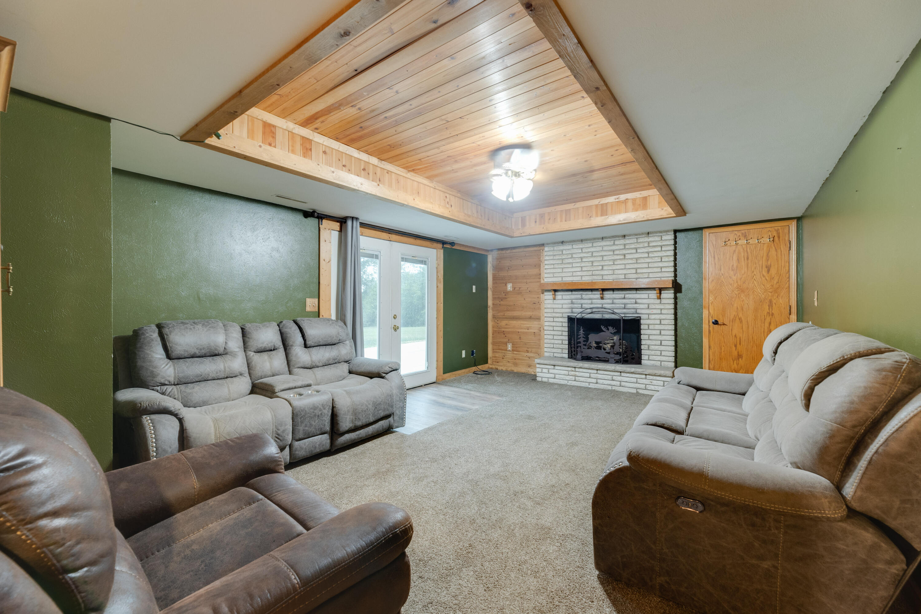S93W31289 County Rd NN Mukwonago, WI 53149 - Photo 14 of 26 Family room with gas fireplace