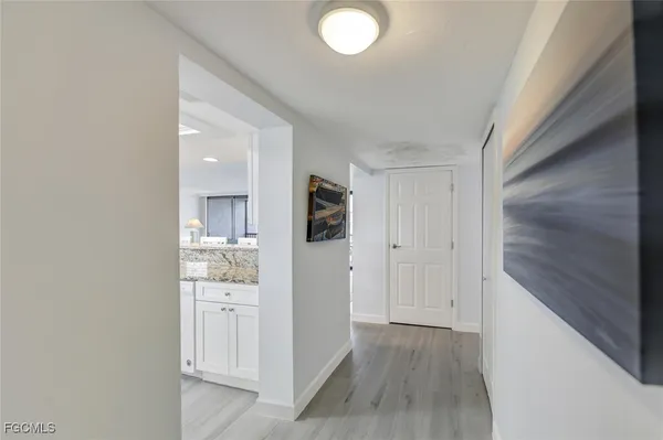 wooden floor in a room