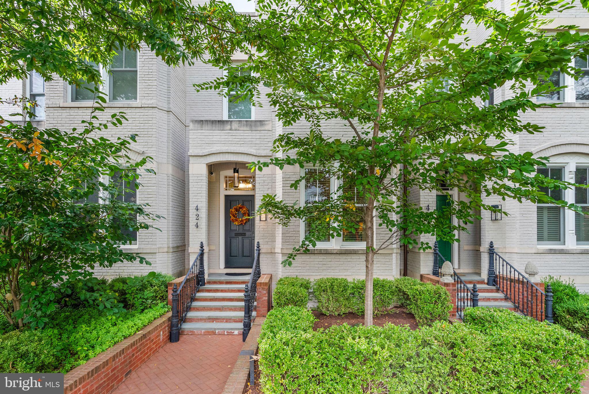 424 3rd Street Northeast Washington, DC 20002 - Photo 33 of 33 a front view of a house with a yard