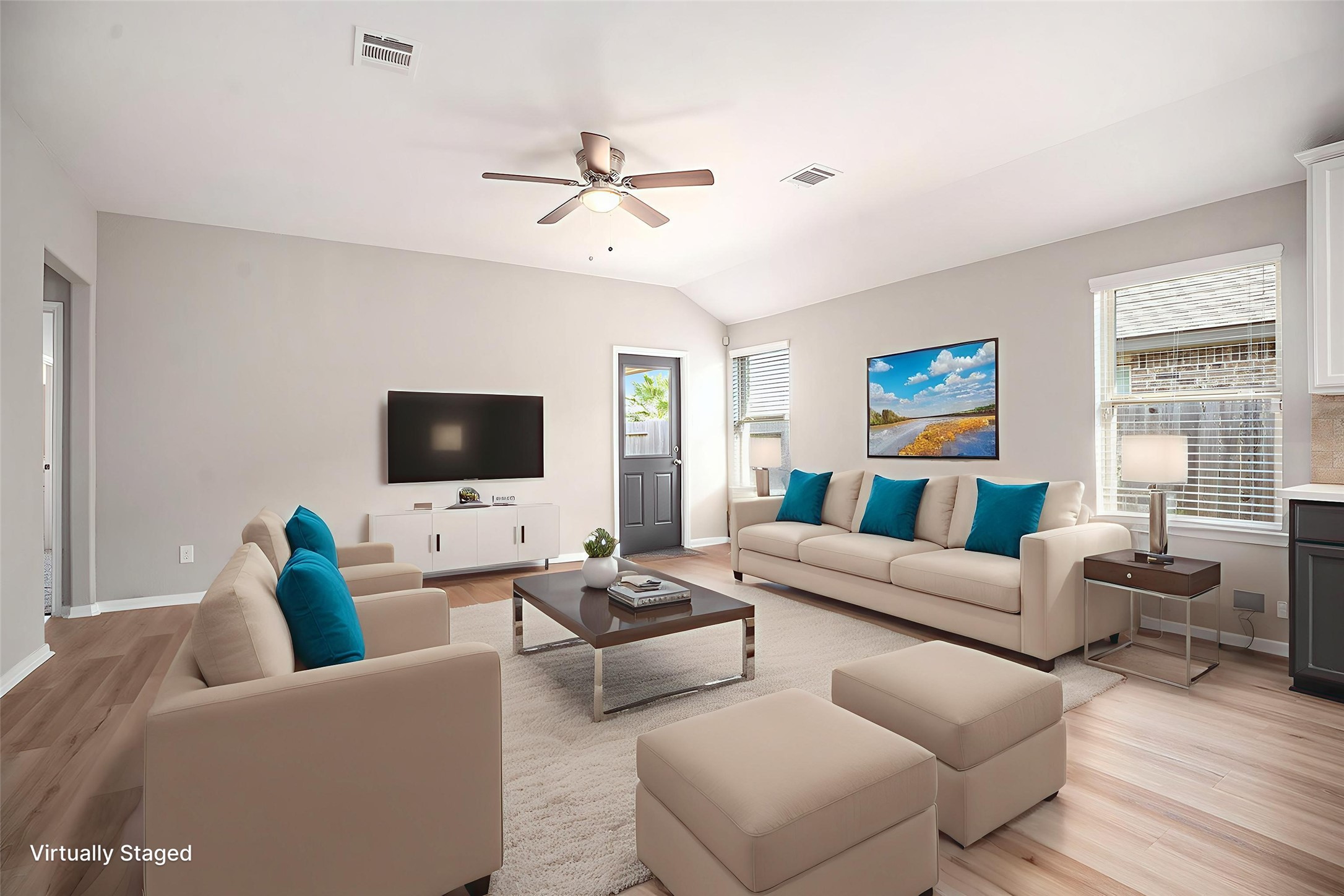 4027 Spurwing Lane Baytown, TX 77521 - Photo 6 of 34 Virtually Staged Living Room