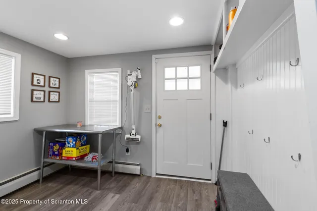 a view of storage and utility room