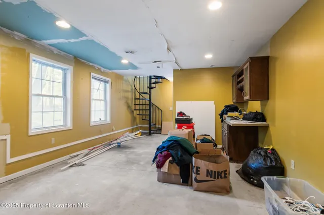 a outdoor space with lots of furniture