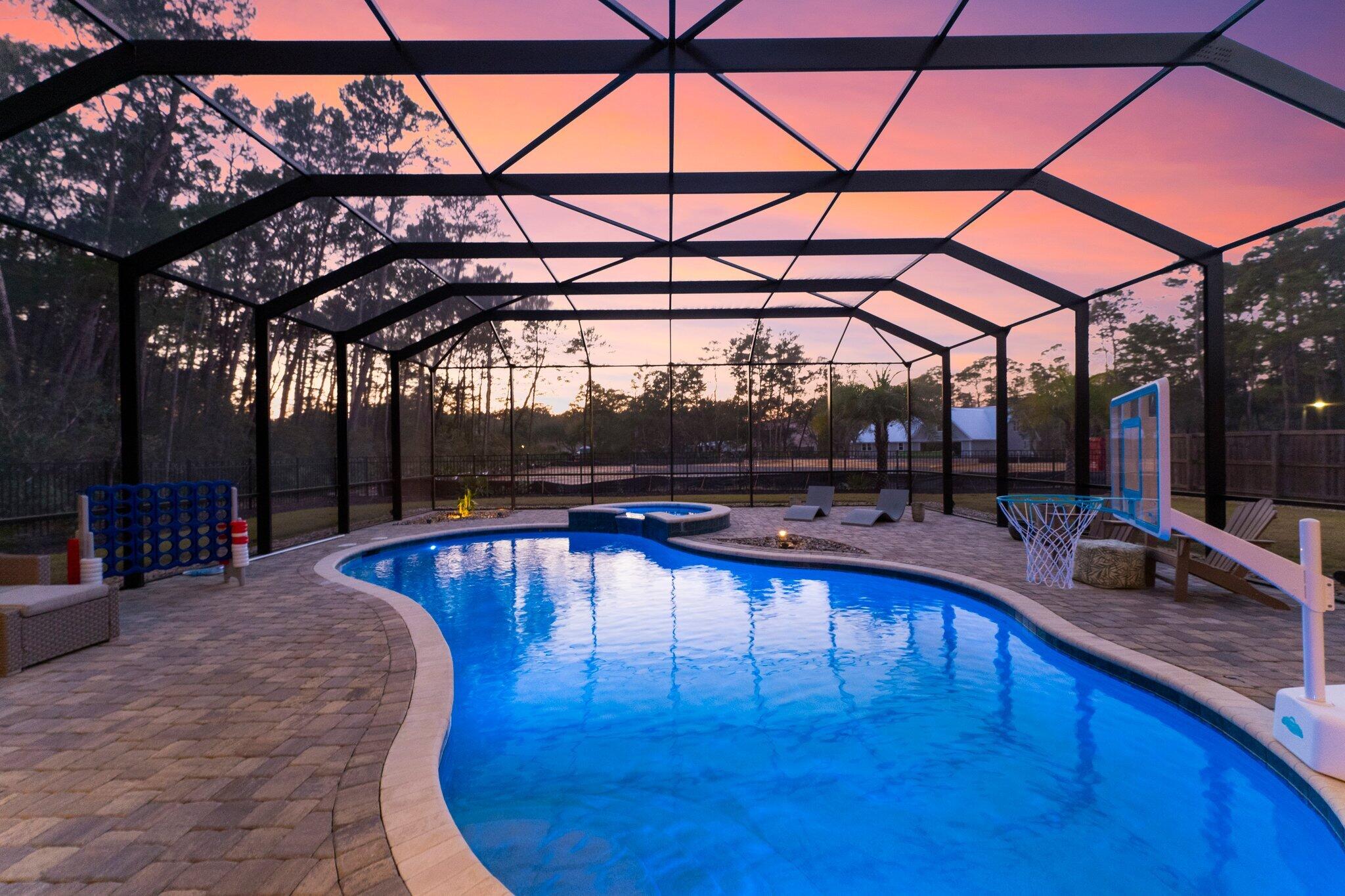207 Pheasant Way Road Santa Rosa Beach, FL 32459 - Photo 61 of 70 a view of a swimming pool with a patio