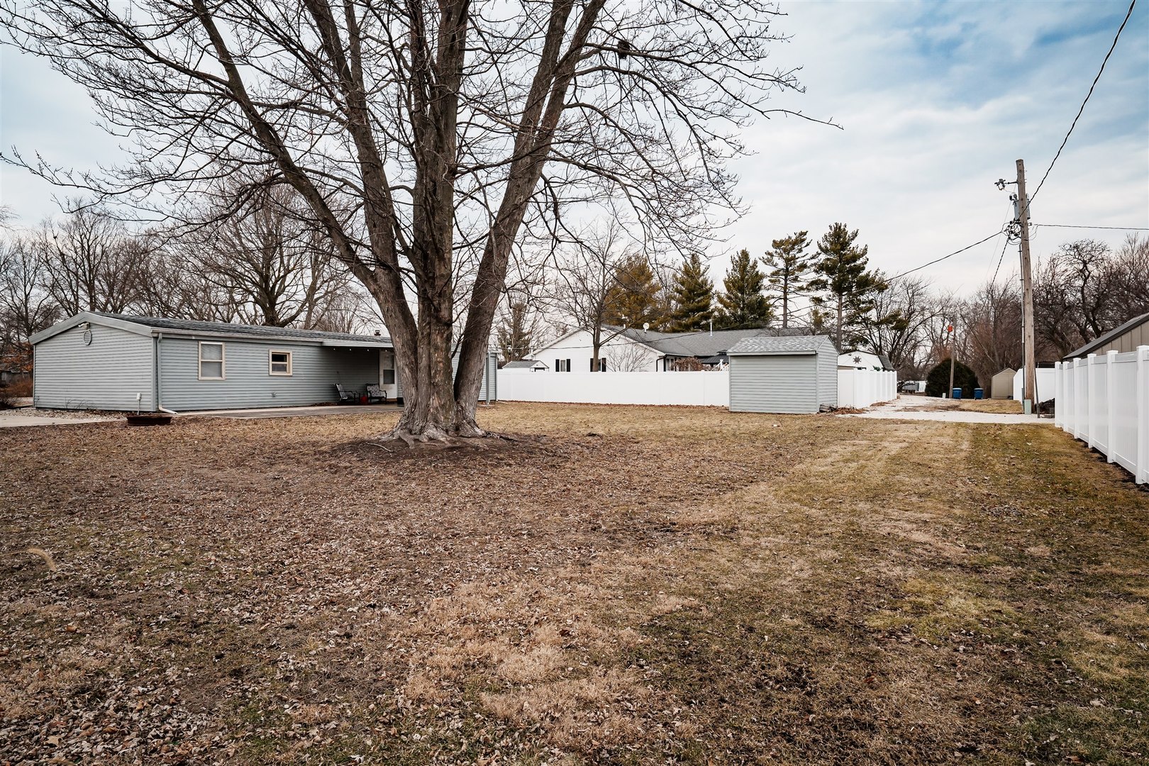 803 Sheridan Street Chenoa, IL 61726 - Photo 27 of 33 a view of back yard of the house