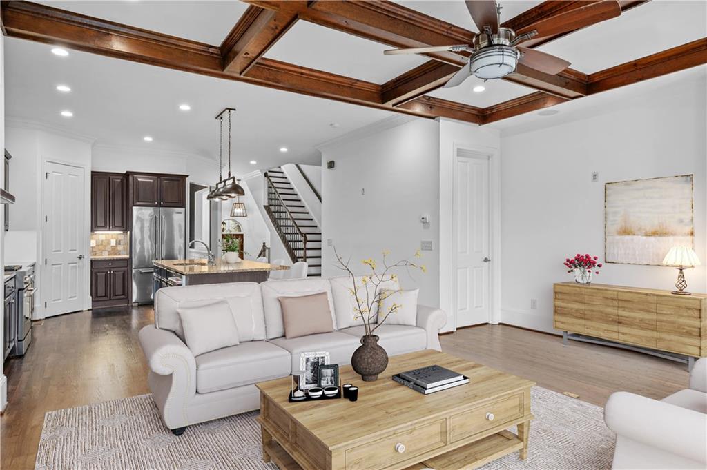 3681 Manor Brook Terrace Atlanta, GA 30319 - Photo 4 of 22 a living room with furniture and a large window