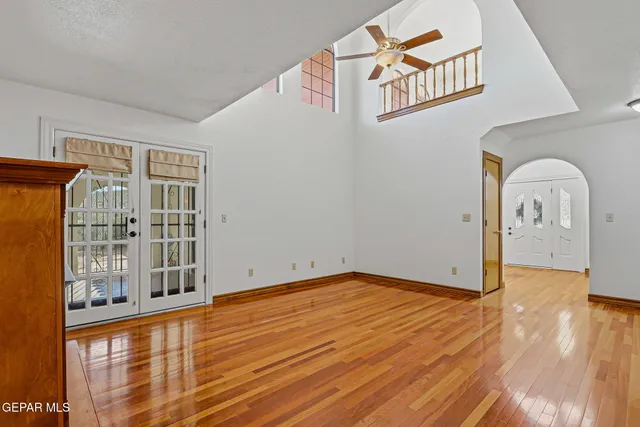 a living room with furniture fireplace and a flat screen tv