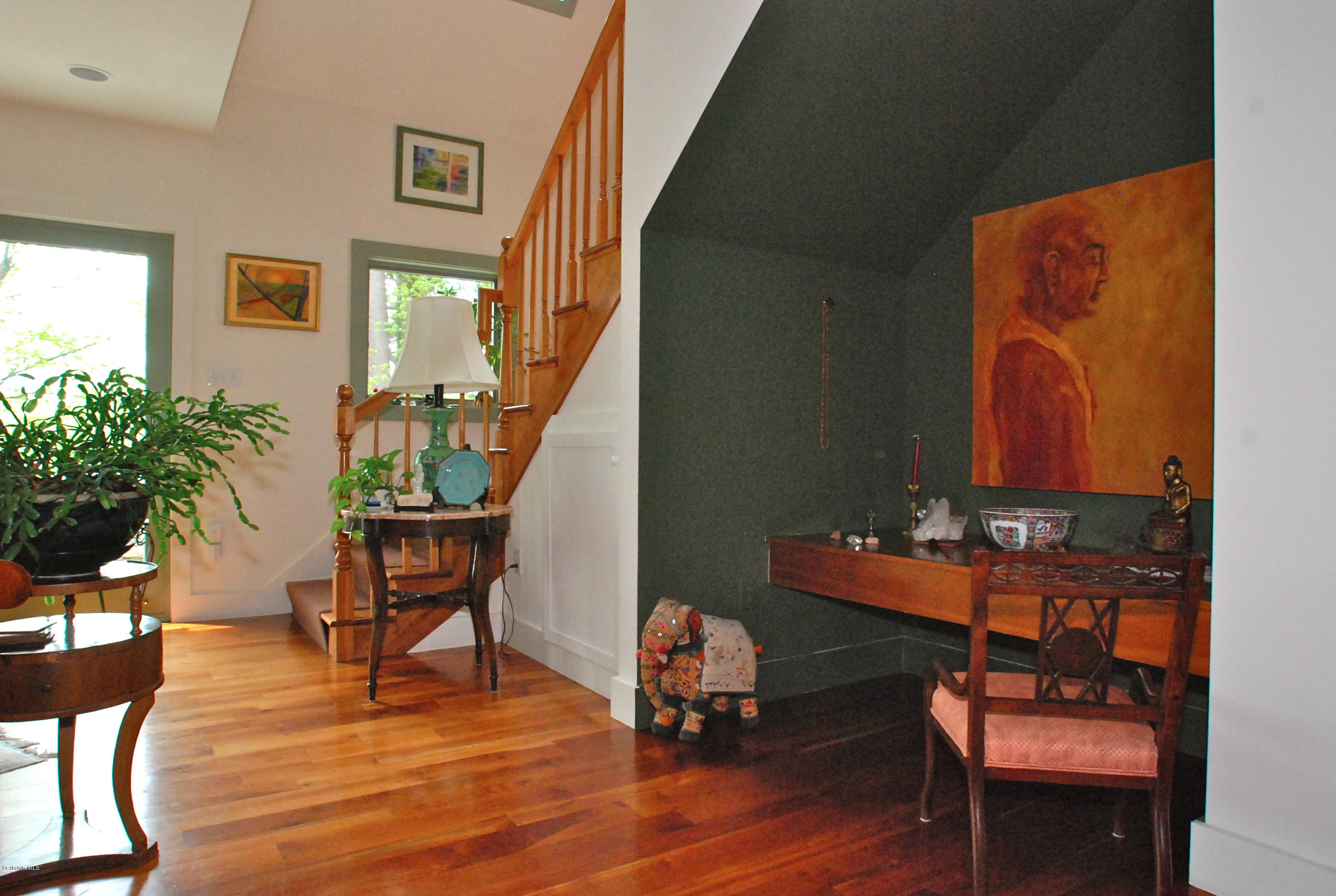 20 Sylvan Road Monterey, MA 01245 - Photo 22 of 33 a reading room with furniture and wooden floor