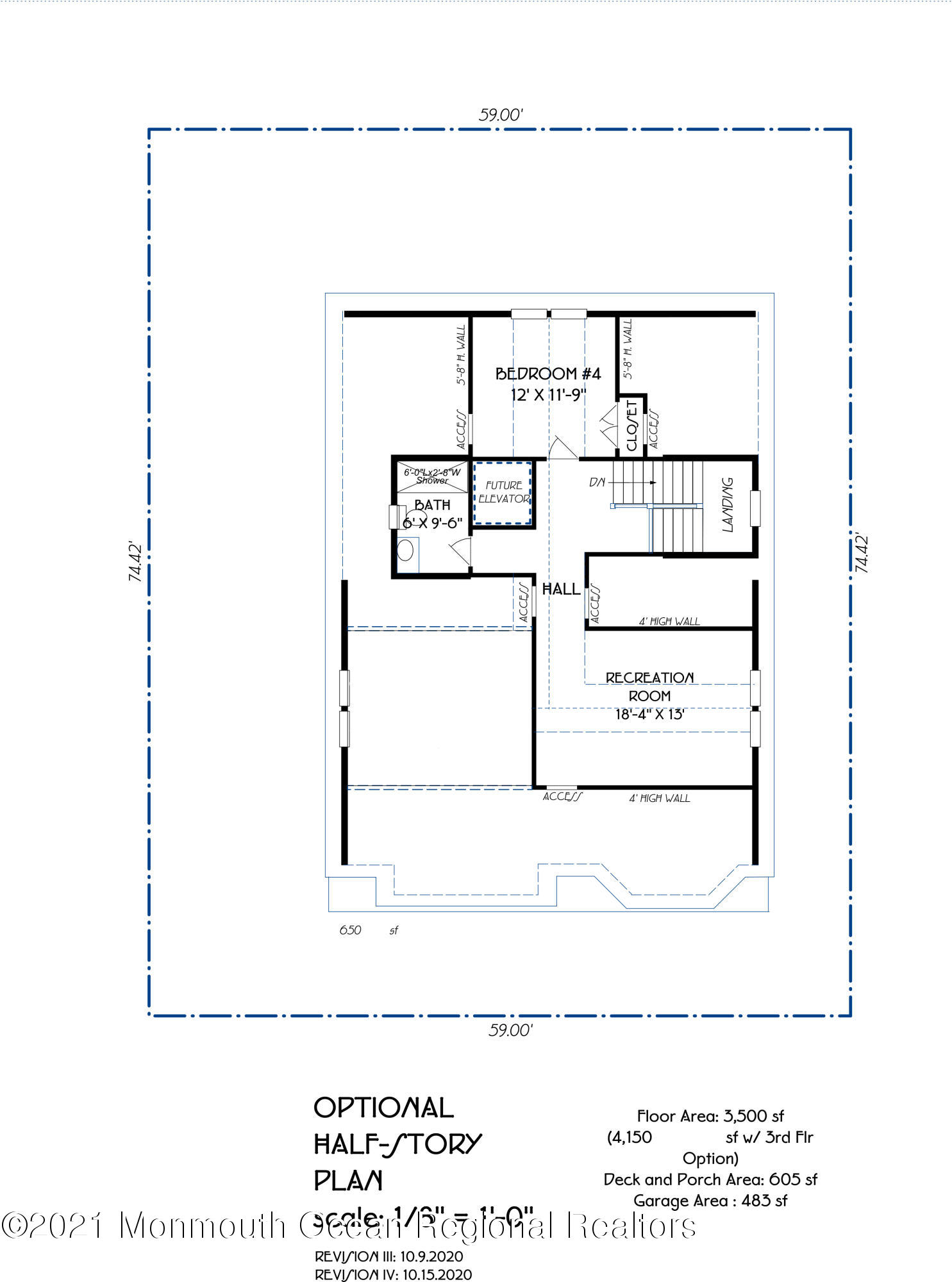 10 Cummings Street Mantoloking, NJ 08738 - Photo 6 of 14 Optional 3rd Floor