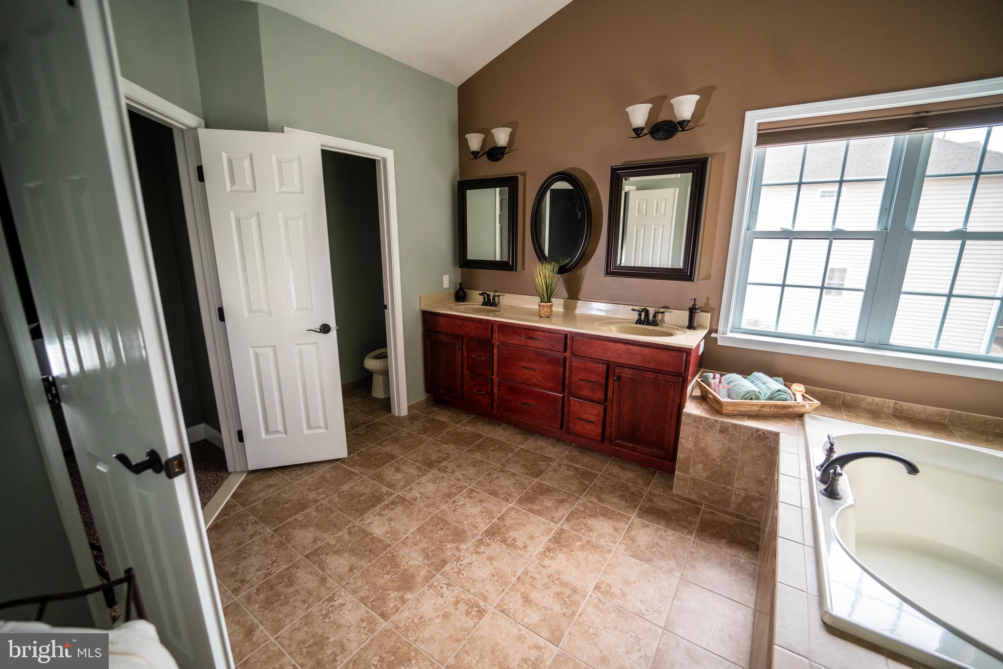 106 Bennington Road Phoenixville, PA 19460 - Photo 32 of 40 Master Bath View of Vanity & Toilet Rm