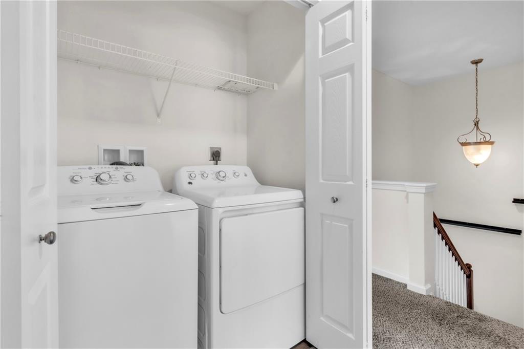 305 Broadstone Drive Mars, PA 16046 - Photo 25 of 31 a utility room with dryer and washer
