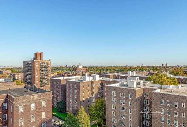 a view of a room with door