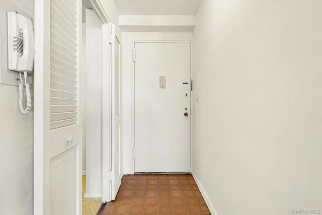 a view of front door