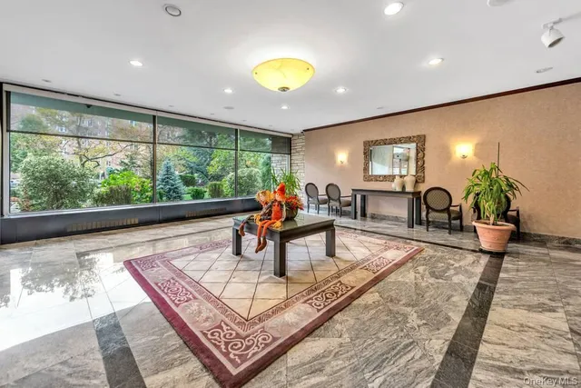 a front view of a building