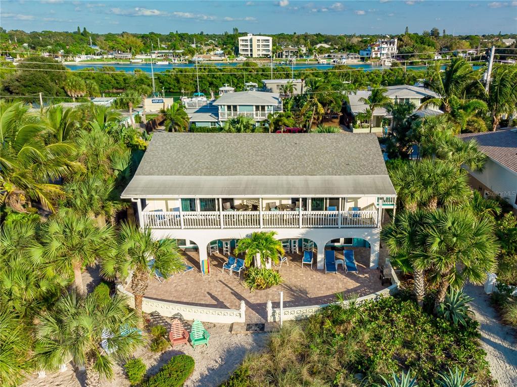 217 Casey Key Road Nokomis, FL 34275 - Photo 11 of 51 an aerial view of a house with a garden
