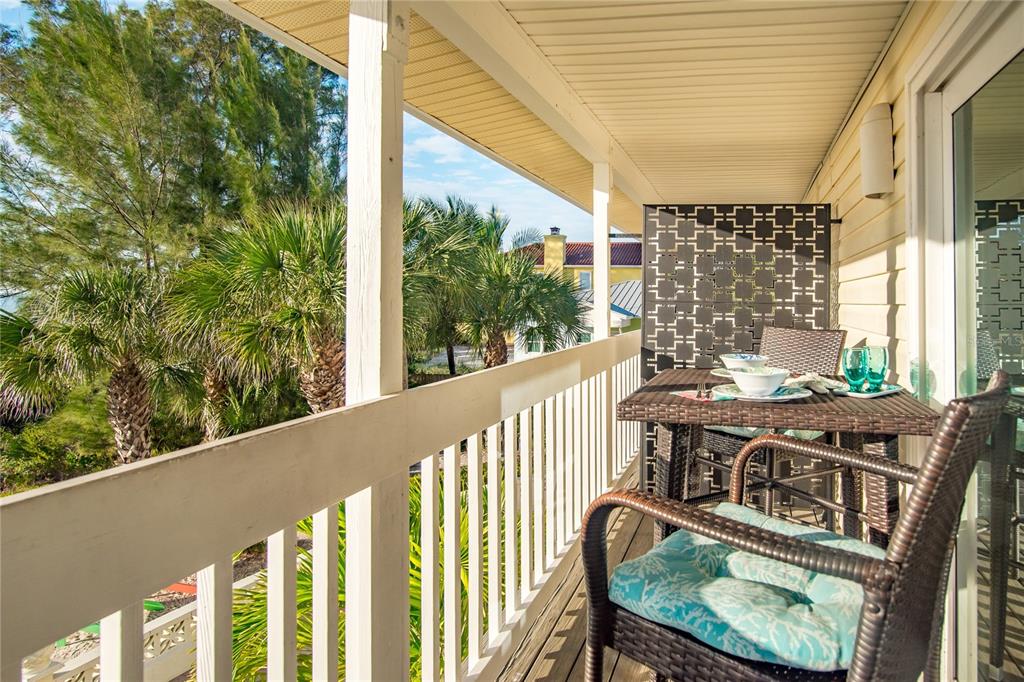217 Casey Key Road Nokomis, FL 34275 - Photo 12 of 51 a view of balcony with furniture