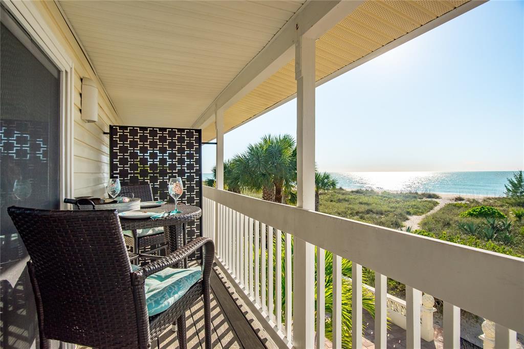 217 Casey Key Road Nokomis, FL 34275 - Photo 20 of 51 a view of balcony with furniture
