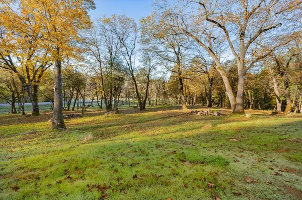a view of yard with swimming pool