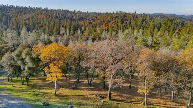 a view of a city with mountain