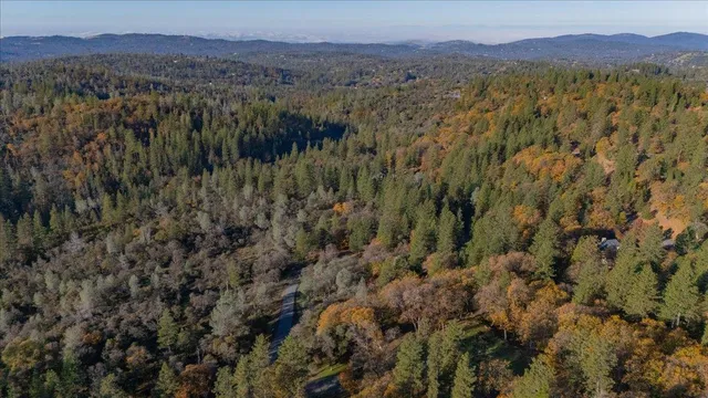 a view of city and mountain
