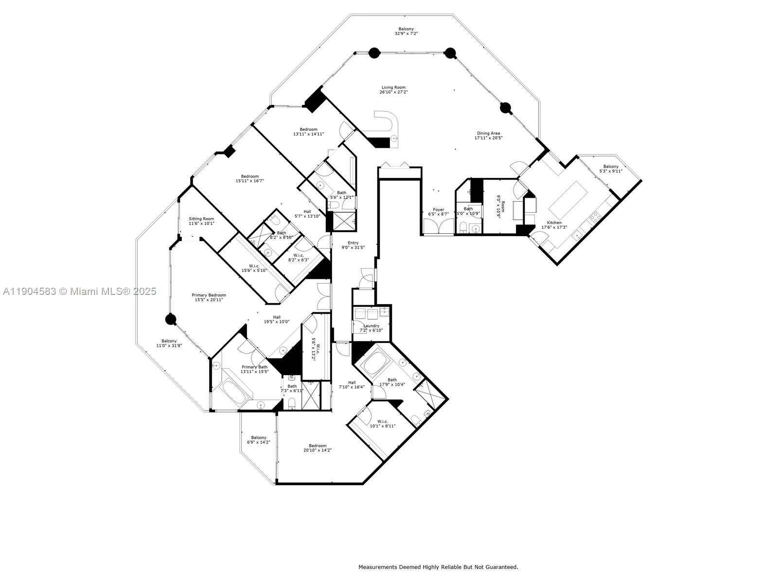 2000 Island Boulevard, Unit 806 Aventura, FL 33160 - Photo 25 of 30 a picture of a wall with white walls