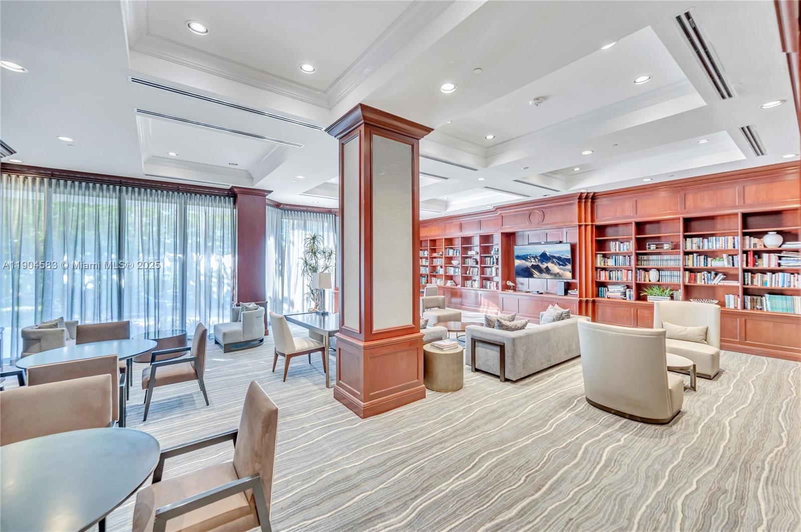 2000 Island Boulevard, Unit 806 Aventura, FL 33160 - Photo 29 of 30 a living room with furniture and large window