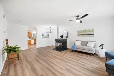 a view of an empty room