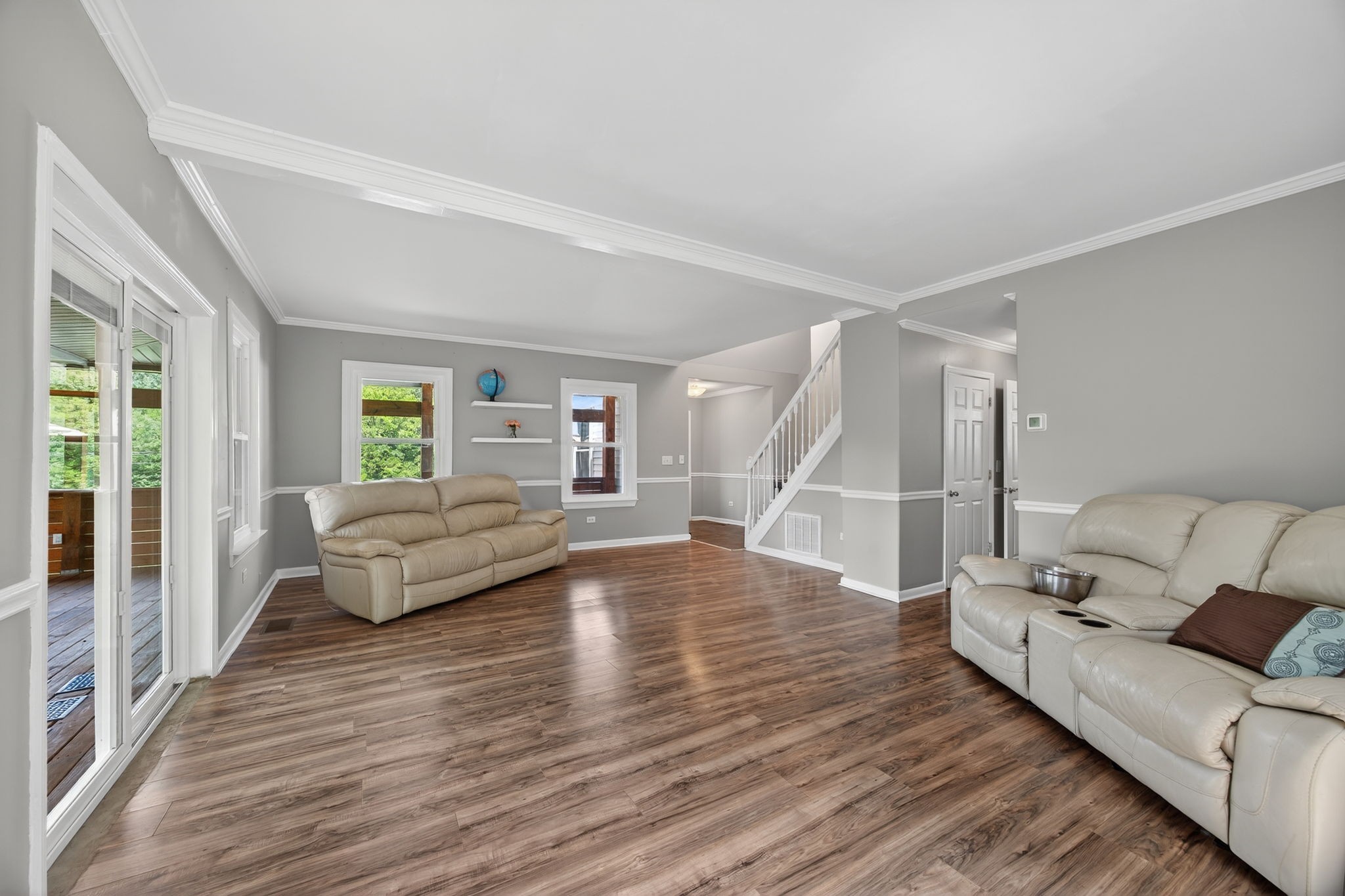 3203 Statesville Road Watertown, TN 37184 - Photo 18 of 56 a living room with furniture and a wooden floor