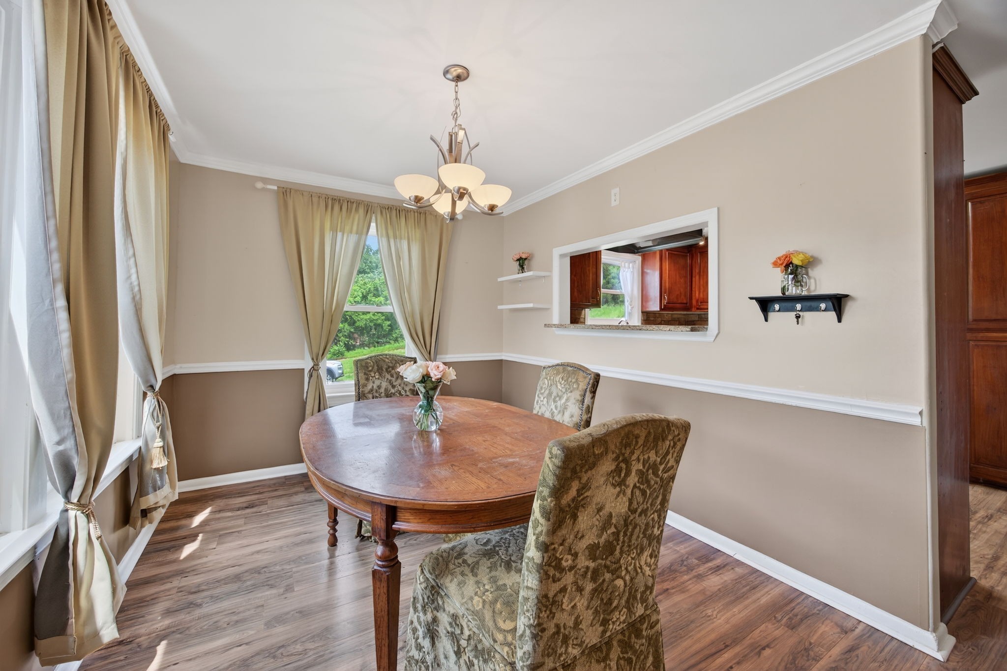 3203 Statesville Road Watertown, TN 37184 - Photo 34 of 56 a view of a dining room with furniture window and wooden floor