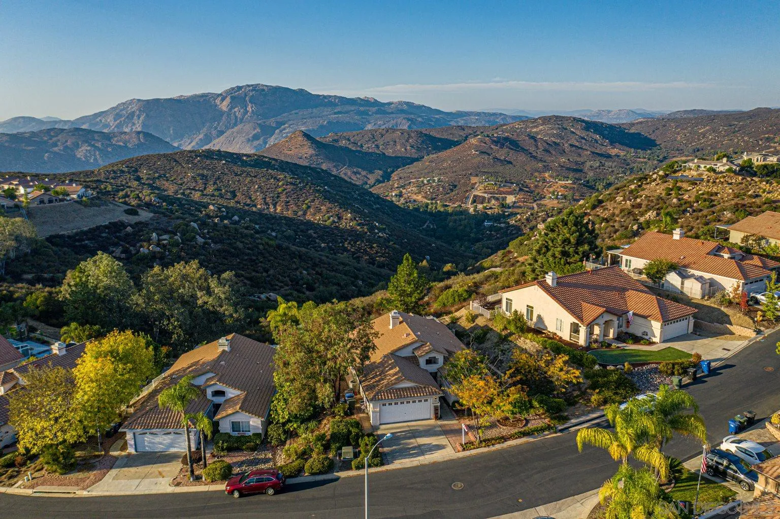 2602 Columbine Road Alpine, CA 91901 - Photo 32 of 38 an aerial view of houses with a street