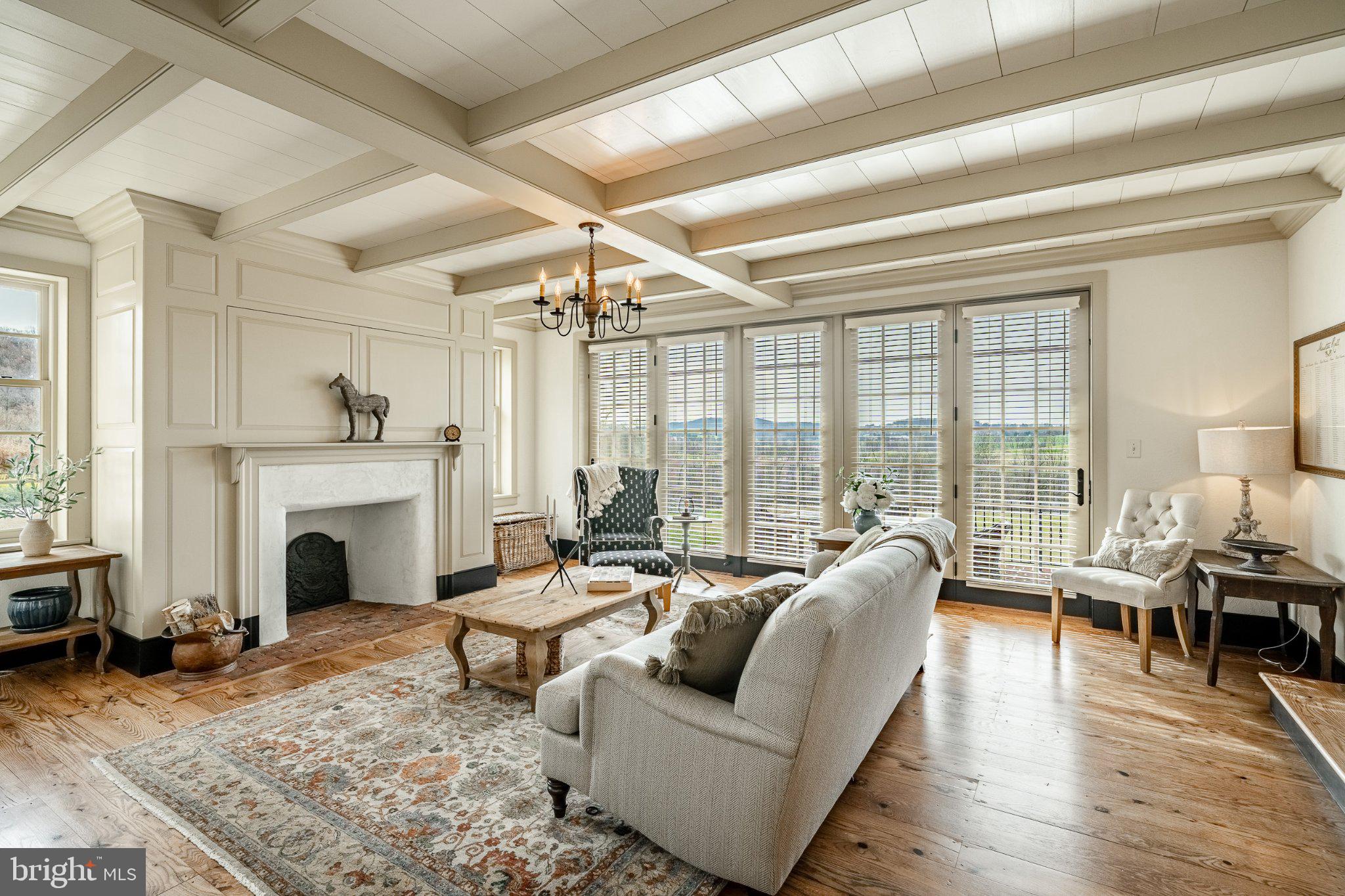 202 Privet Lane Elverson, PA 19520 - Photo 16 of 78 a living room with furniture and a fireplace