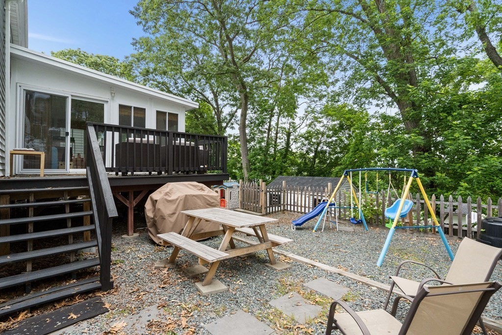63 Hallron Street Boston, MA 02136 - Photo 27 of 32 a view of outdoor space yard deck and deck