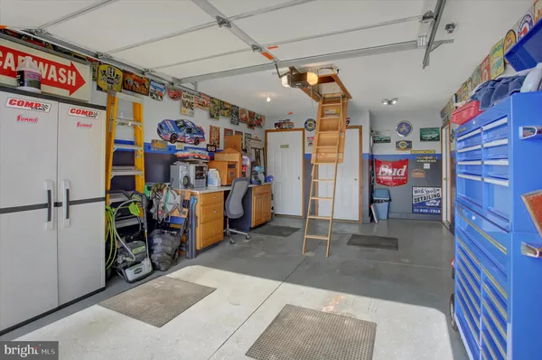 a view of storage and utility room