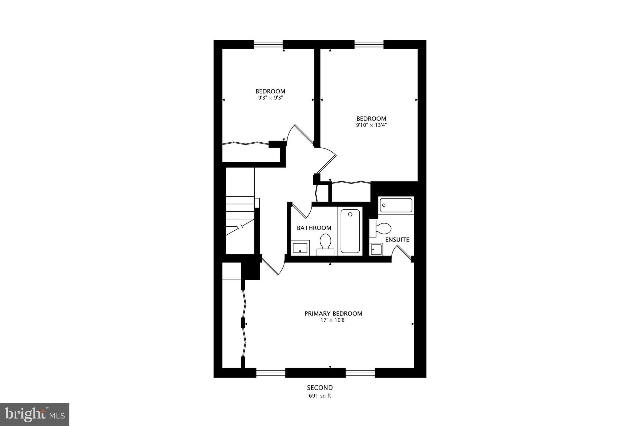2267 Anvil Lane Temple Hills, MD 20748 - Photo 32 of 32 Upper Level Floor Plan