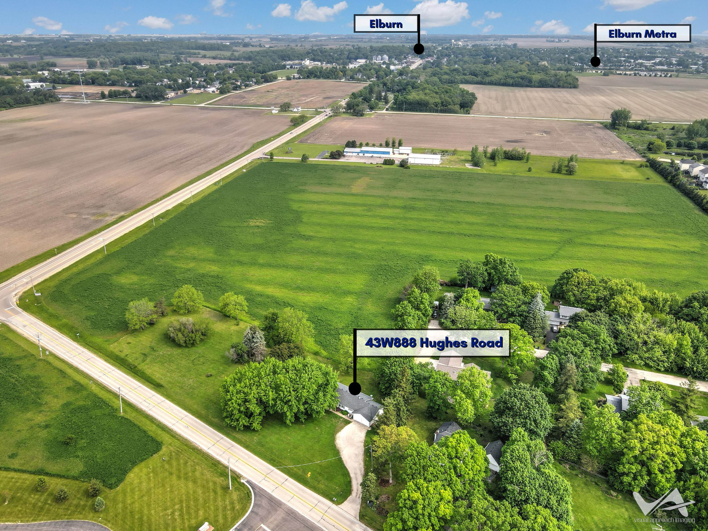 43W888 Hughes Road Elburn, IL 60119 - Photo 18 of 25 an aerial view of a football ground