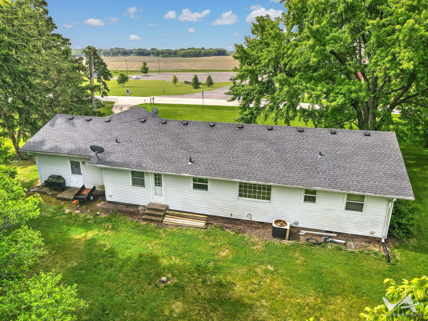 43W888 Hughes Road Elburn, IL 60119 - Photo 19 of 25 an aerial view of a house with a garden and a yard